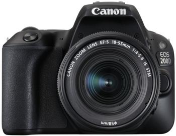 Canon EOS 200D 18-55 mm IS STM schwarz