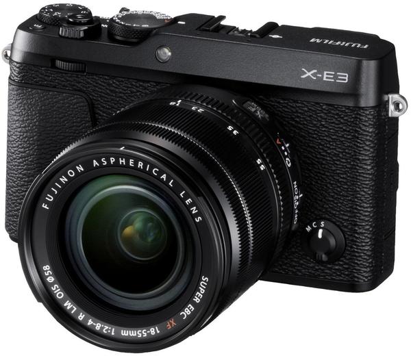 spiegellose Systemkamera Sensor & Objektiv Fujifilm X-E3 Kit 18-55 mm schwarz