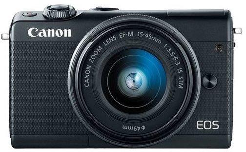 Canon EOS M100 schwarz + EF-M 15-45mm IS STM + EF-M 22mm