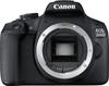 Canon EOS 2000D Spiegelreflexkamera Gehäuse (24,1 MP, DIGIC 4+, 7,5 cm (3,0 Zoll)