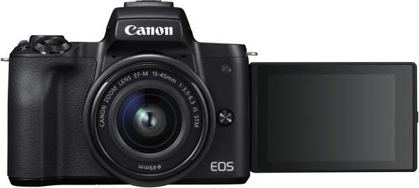Eigenschaften & Blitz Canon EOS M50 Kit 15-45 mm schwarz