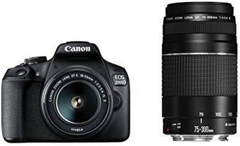 Canon EOS 2000D 18-55mm DC +75-300mm DC