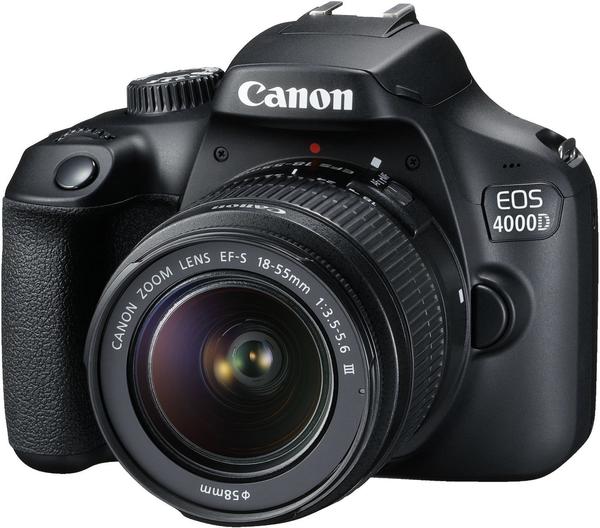 digitale Spiegelreflexkamera Ausstattung & Allgemeine Daten Canon EOS 4000D Kit 18-55mm + 75-300mm