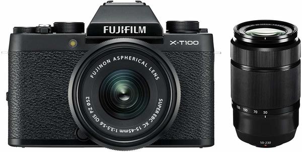 Fujifilm X-T100 + XC15-45mmXC50-230mm Fujifilm X schwarz