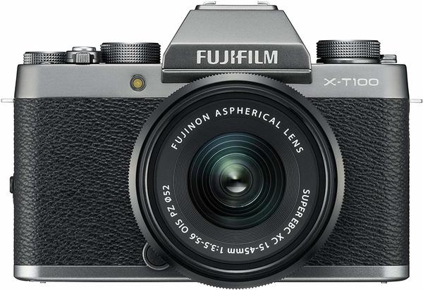 Ausstattung & Allgemeine Daten Fujifilm X-T100 silber + XC 15-45mm OIS PZ silber + XC 50-230mm OIS II