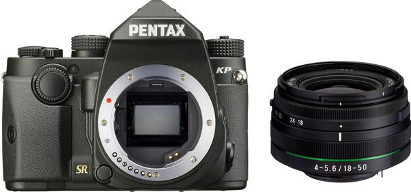 Pentax KP schwarz + HD DA 18-50 mm DC WR RE
