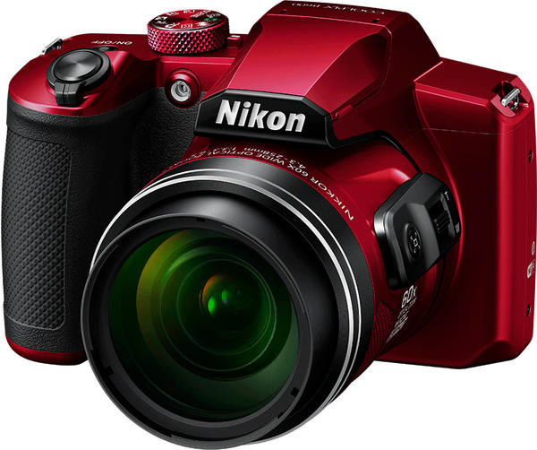 elektronischer Sucher Eigenschaften & Objektiv Nikon Coolpix B600 rot