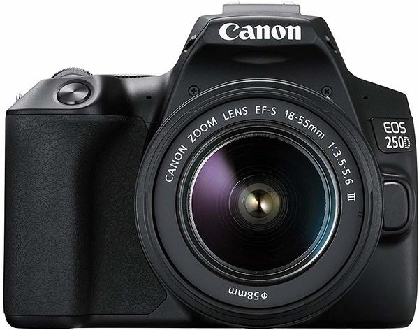 Canon EOS 250D inkl. EF-S 18-55mm f/4-5,6 IS STM Objektiv schwarz