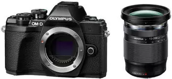 Olympus OM-D E-M10 Mark III Kit 12-200 mm schwarz