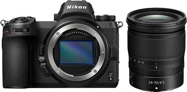 Vollformat-Systemkamera Sensor & Allgemeine Daten Nikon Z6 Kit 24-70 mm f4.0 + 64GB XQD