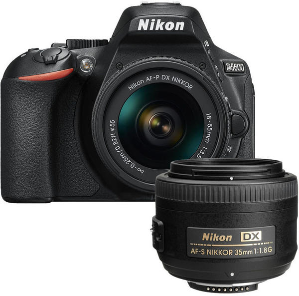 Nikon D5600 Kit 18-55 mm + 35 mm