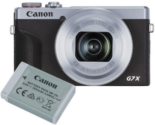 Canon PowerShot G7X Mark III Batterie Kit silber