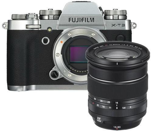 Fujifilm X-T3 Kit 16-80 mm silber