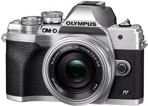 Olympus OM-D E-M10 Mark IV Kit 14-42 mm EZ silber