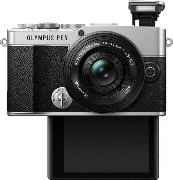 Video & Objektiv Olympus PEN EP-7 Kit 14-42 mm EZ silber/schwarz