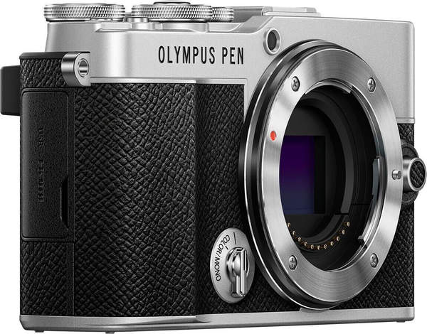 spiegellose Systemkamera Display & Ausstattung Olympus PEN EP-7 Body silber/schwarz
