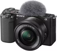 Sony a ZV-E10 + 16-50mm Zoom MILC 24,2 MP CMOS 6000 x 4000 Pixel Schwarz