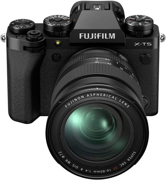 spiegellose Systemkamera Objektiv & Eigenschaften Fujifilm X-T5 Kit 16-80 mm schwarz