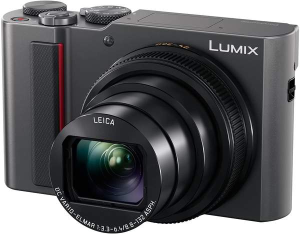 digitale Kompaktkamera Konnektivität & Eigenschaften Panasonic Lumix DC-TZ202D silber