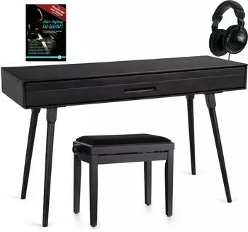Classic Cantabile DP-730 SM Digitalpiano 88 Tasten Hammermechanik schwarz matt Deluxe Set (00119782)