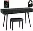 Classic Cantabile DP-730 SM Digitalpiano 88 Tasten Hammermechanik schwarz matt Deluxe Set (00119782)