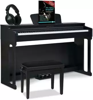 Classic Cantabile DP-220 SM E-Piano Set, 88 gewichtete Tasten, schwarz matt (00109749)