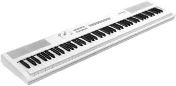 Kurzweil KaS1 Digitalpiano 88 Tasten Hammermechanik, 128-stimmig, weiß (KAS1-WH)
