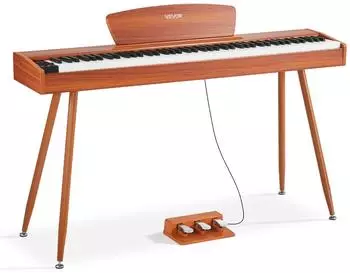 VEVOR Digitalpiano 88 vollgewichtete Tasten, 280 T&ouml;ne (S195)