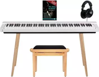 Classic Cantabile SP-316 Stage Piano Home Set, 88 Tasten, weiß (00117977)