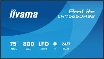 iiyama ProLite LH7566UHSB-B1AG