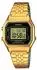 Edelstahl, goldfarben, schwarz: Casio Collection LA680