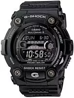 CASIO G-SHOCK Funkchronograph Solaruhr, Armbanduhr, Herren,digital,Resinarmband,bis