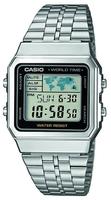 Casio Vintage A500WA-1DF Digitaluhr silber