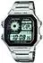 Edelstahl, schwarz, silberfarben: Casio Collection AE-1200