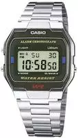 CASIO VINTAGE Chronograph "A163WA-1QES" Quarzuhr, Armbanduhr, Damen, Herren, digital,