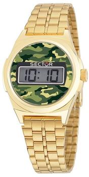 Sector Herren-Armbanduhr STREET FASHION Digital Quarz Edelstahl R3253172004
