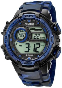 Calypso Herren Digital Quarz Uhr mit Plastik Armband K5723/1