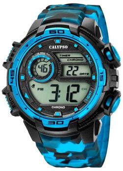 Calypso Herren Digital Quarz Uhr mit Plastik Armband K5723/4