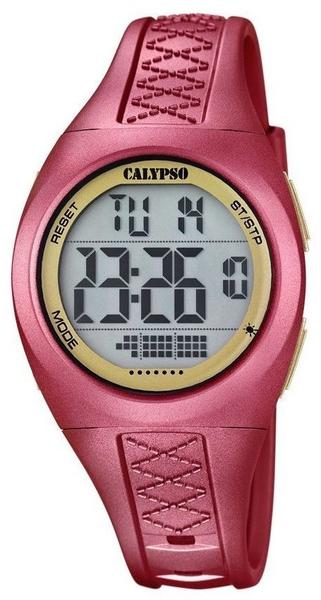 Calypso Uhr by Festina Digital Armbanduhr k5668/2 rot Damen 10 ATM