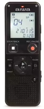 Aiwa DVR-A600 Digitales Diktiergerät 16GB Stereomikrofon (DVR-A600)