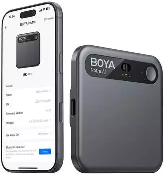 Boya Notra KI-Diktiergerät mit Transkription, 64GB (Notra)