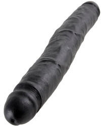 Pipedream King Cock 12" Slim Double Dildo Black