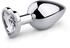 EasyToys Metal Butt Plug Heart Crystal