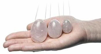 La Gemmes Yoni Egg Jade (S) rose Quartz