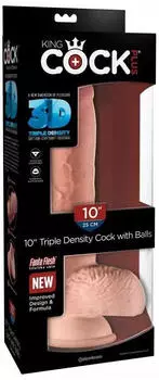 Pipedream King Cock - Triple Density Cock with Balls Flesh 27 cm Pipedream King Cock - Triple Density Cock with Balls Flesh 27 cm