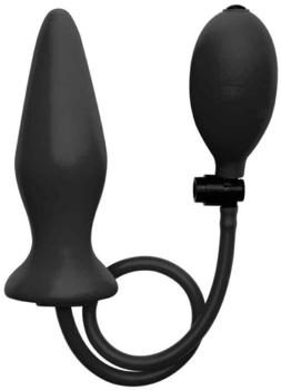 Ouch! Inflatable Silicone Plug - Black