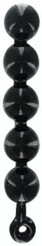 Master Series Black Baller Anal Beads