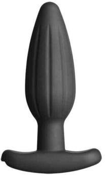 ElectraStim Silicone Noir Rocker Butt Plug Medium