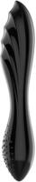 Satisfyer Dazzling Crystal 1 - doppelseitiger Glas-Dildo (schwarz)