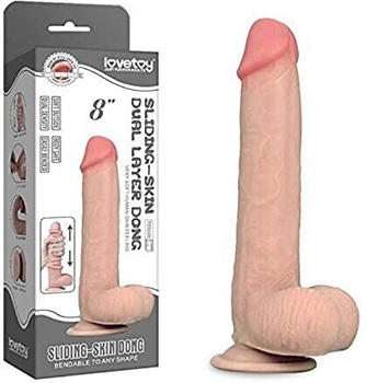 LoveToy 9 inch Sliding Skin Dildo